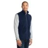 Port Authority Vest: Men's F226NVY True Navy Microfleece Vest