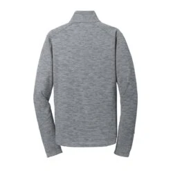 Port Authority Jacket: Men's F231 GRY Grey Digi Stripe Fleece Jacket -Fashion Clothing Store f231 grey flat back