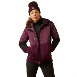 Ariat Rebar Jackets: Women's 10046573 Potent Purple Rebar Cloud 9 Insulated Jacket