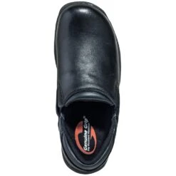 Genuine Grip Shoes: Men's 4700 Black Water-Resistant Slip-On Shoes -Fashion Clothing Store genuine grip 4700 t 01