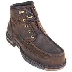 Georgia Boots: Waterproof Steel Toe G7603 Men's Brown Athens EH 6-Inch Moc-Toe Work Boots -Fashion Clothing Store georgia sg7403 p 01 1