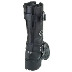 Harley Davidson Boots: Women's 83736 9 Inch Eda Motorcycle Boots -Fashion Clothing Store harley davidson d83736 b 01