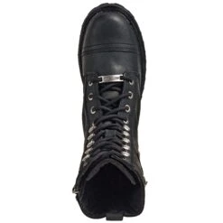 Harley Davidson Boots: 83853 Side Zip Women's Black Balsa Motorcycle Boots -Fashion Clothing Store harley davidson d83853 t 01