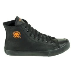 Harley Davidson Shoes: Men's D93343 Baxter Orange And Black Shoes -Fashion Clothing Store harley davidson 93343 o 001