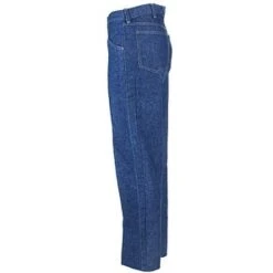 Bulwark Apparel: Men's PEJ4 DW Flame-Resistant Blue Denim Work Jeans -Fashion Clothing Store image 44515