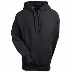 Sport Tek Sweatshirts: Men's Black F281 BLK Heavyweight Pullover Hooded Sweatshirt -Fashion Clothing Store image 44845