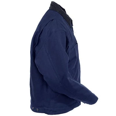 CornerStone Jackets: J763 Navy Cotton Duck Work Jacket 2 CornerStone Jackets: J763 Navy Cotton Duck Work Jacket - Image 2