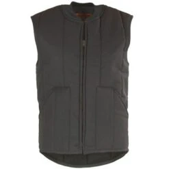Red Kap Work Clothes: Men's VT22 CH Charcoal Twill Blend Vest -Fashion Clothing Store image 58720