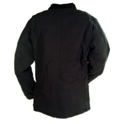 Carhartt Coats: Men's Black C003 BLK Arctic Quilt Lined Traditional Duck Coat -Fashion Clothing Store image 60069 2