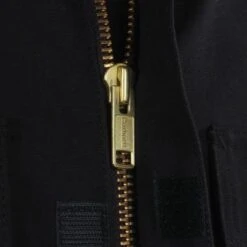 Carhartt Coats: Men's Black C003 BLK Arctic Quilt Lined Traditional Duck Coat -Fashion Clothing Store image 60070 2