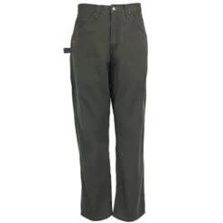 Wrangler Riggs Jeans: Men's Loden Green 3W020 LD Cotton Ripstop Carpenter Jeans -Fashion Clothing Store image 60156