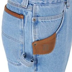 Wrangler Riggs Jeans: Men's Vintage Indigo 3W020 VI Durashield® Carpenter Jeans -Fashion Clothing Store image 61930