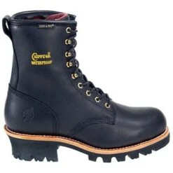 Chippewa Boots: Women's Waterproof L73050 Steel Toe EH Black Work Boots
