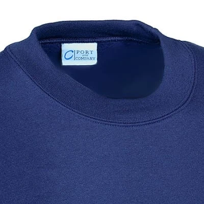Port & Company Sweatshirts: Men's Navy PC90 NAV Crewneck Sweatshirt 3 Port & Company Sweatshirts: Men's Navy PC90 NAV Crewneck Sweatshirt - Image 3
