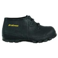 LaCrosse Boots: Men's 266100 Black Waterproof 2-Buckle Slip-Resistant Overshoes