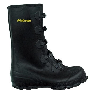 LaCrosse Boots: Men's Black 5-Buckle 266200 Waterproof Rubber Overshoes 1 LaCrosse Boots: Men's Black 5-Buckle 266200 Waterproof Rubber Overshoes