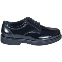 Thorogood Shoes: Men's 831-6031 Black High Gloss Academy Oxford Shoes