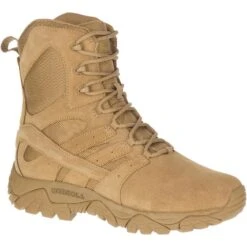 Merrell Boots: Unisex J099355 Tan Moab 2 Defense Slip Resistant Tactical Work Boot 11 Merrell Boots: Unisex J099355 Tan Moab 2 Defense Slip Resistant Tactical Work Boot -Fashion Clothing Store j099355