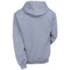 Jerzees Sweatshirts: Men's 4997M OXF Oxford Grey Super Sweats Pullover Hooded Sweatshirt