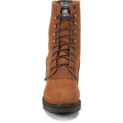 Justin Boots: Men's 760 USA Made 8 Inch EH Work Boots 10 Justin Boots: Men's 760 USA Made 8 Inch EH Work Boots -Fashion Clothing Store jst 008 760edit