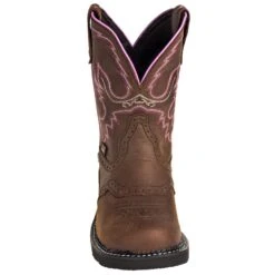 Justin Boots: Women's GY9903 Brown 8-Inch General Toe Gemma Cowboy Boots -Fashion Clothing Store justin l9903 f 01