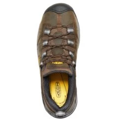 Keen Utility Shoe: Men's 1020035 Cascade Brown Detroit XT ESD Steel Toe Work Shoe 7 Keen Utility Shoe: Men's 1020035 Cascade Brown Detroit XT ESD Steel Toe Work Shoe -Fashion Clothing Store keen 1020035 top view