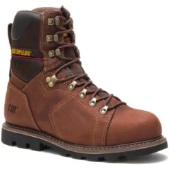 Caterpillar Boots: Men's Alaska 2.0 P90979 Brown Waterproof Thinsulate Steel Toe Boots