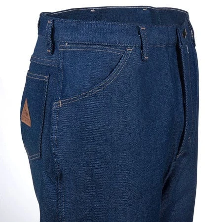 Bulwark Jeans: Men's Flame-Resistant PEJ2 DD Blue Cotton Denim Work Jeans 1 Bulwark Jeans: Men's Flame-Resistant PEJ2 DD Blue Cotton Denim Work Jeans
