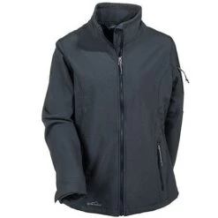 Eddie Bauer Jackets: Women's Grey Soft Shell Waterproof Jacket EB531 GRY -Fashion Clothing Store picture 053