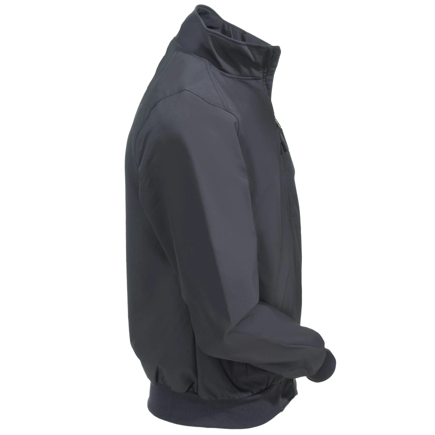 Port Authority Jackets: Men's J337 BGY Water-Resistant Battleship Grey Soft Shell Bomber Jacket 4 Port Authority Jackets: Men's J337 BGY Water-Resistant Battleship Grey Soft Shell Bomber Jacket - Image 4