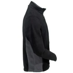 Port Authority Jackets: Men's F216 BK/BG Black/Battleship Grey Colorblock Fleece Jacket -Fashion Clothing Store port authority k216 bk bg r 01