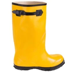Ranger Boots: Men's A380 Yellow Rubber Buckle Concrete Overboots -Fashion Clothing Store ranger a380 o 01