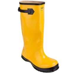 Ranger Boots: Men's A380 Yellow Rubber Buckle Concrete Overboots -Fashion Clothing Store ranger a380 p 01