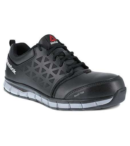 Reebok Shoes: Men's RB4049 Black Sublite Cushion Alloy Toe SR Conductive Athletic Oxfords 1 Reebok Shoes: Men's RB4049 Black Sublite Cushion Alloy Toe SR Conductive Athletic Oxfords