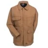Red Kap Coats: Men's Duck Brown Lined Chore Coat JD24 BD