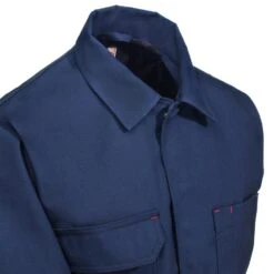 Red Kap Coats: Men's Navy Lined Duck Chore Coat JD24 ND -Fashion Clothing Store red kap jd24 nd cd 01