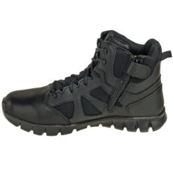 Reebok Boots: Men's 6-Inch RB8605 EH Black Sublite Cushion Side Zip Tactical Boots -Fashion Clothing Store reebok rb8605 i 01