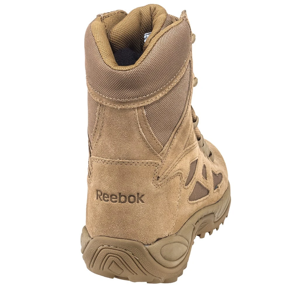Reebok Boots: Men's RB8977 Coyote Tan 8-Inch Rapid Response Tactical Boots 1 Reebok Boots: Men's RB8977 Coyote Tan 8-Inch Rapid Response Tactical Boots