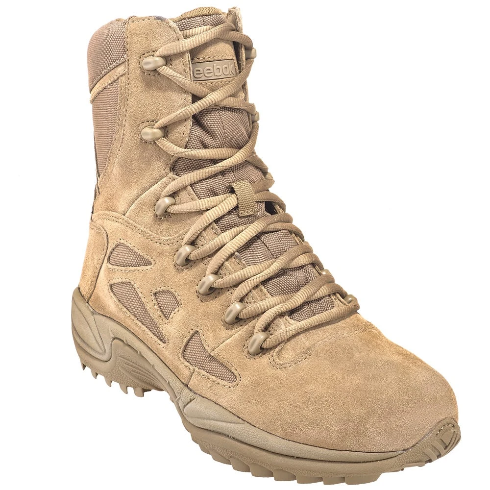 Reebok Boots: Men's RB8977 Coyote Tan 8-Inch Rapid Response Tactical Boots 5 Reebok Boots: Men's RB8977 Coyote Tan 8-Inch Rapid Response Tactical Boots - Image 5