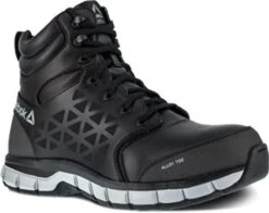 Reebok Boots Women's RB467 Black Sublite Cushion EH Alloy Toe Slip Resistant Work Boot 9 Reebok Boots Women's RB467 Black Sublite Cushion EH Alloy Toe Slip Resistant Work Boot -Fashion Clothing Store reebok rb4607 467 expand