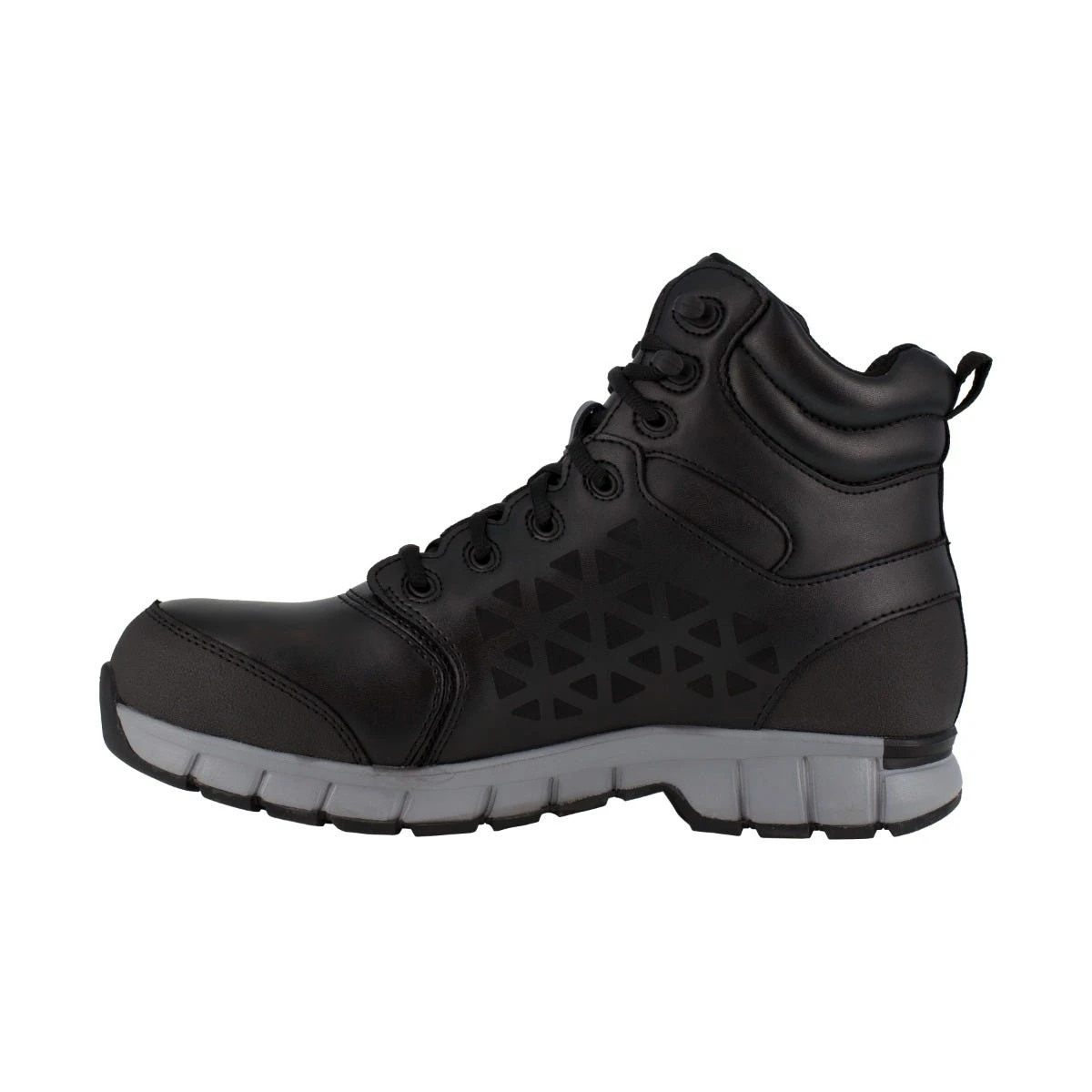 Reebok Boots Women's RB467 Black Sublite Cushion EH Alloy Toe Slip Resistant Work Boot 3 Reebok Boots Women's RB467 Black Sublite Cushion EH Alloy Toe Slip Resistant Work Boot - Image 3