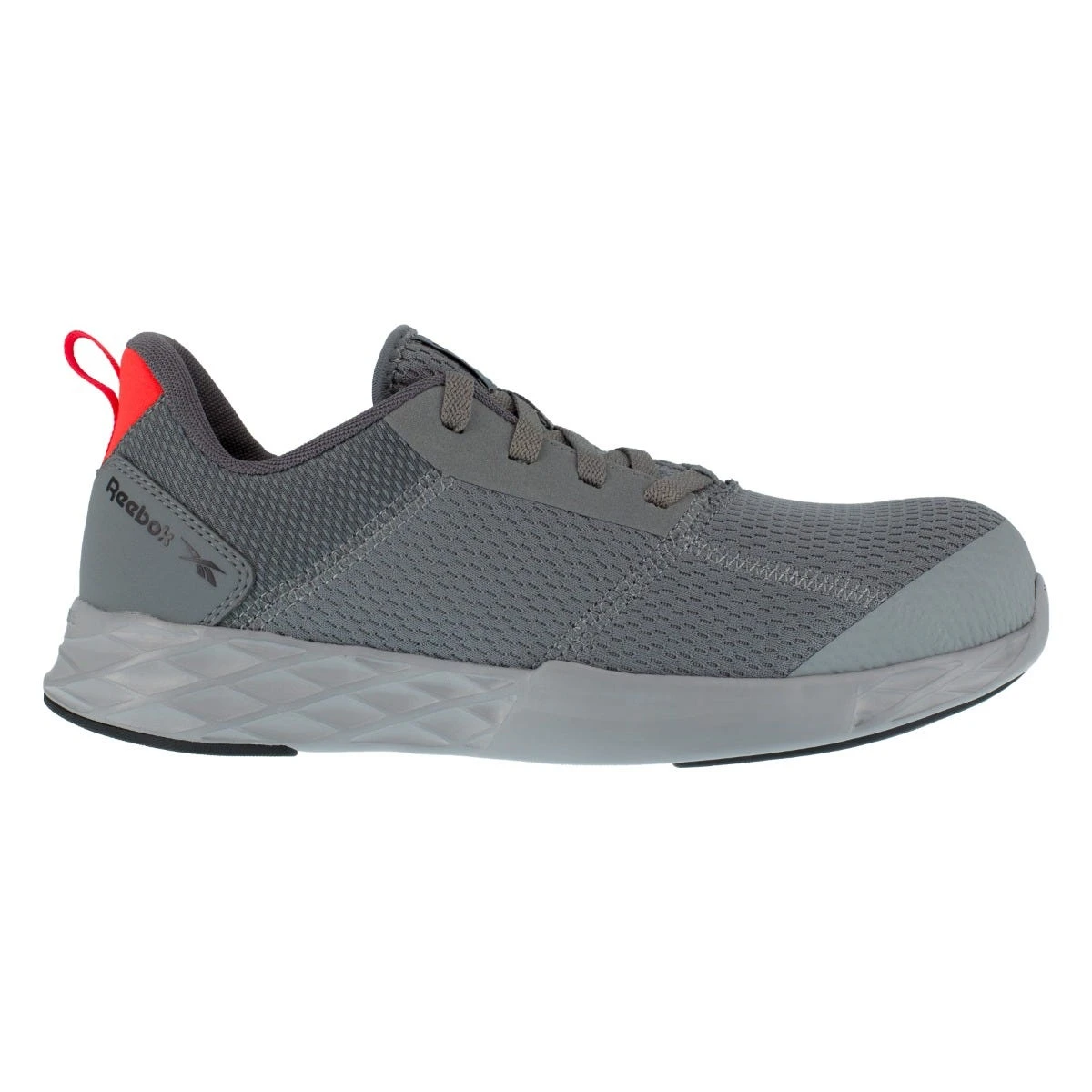Reebok Shoes: Men's RB4671 Grey Astroride Strike EH Composite Toe Slip Resistant Athletic Shoe 2 Reebok Shoes: Men's RB4671 Grey Astroride Strike EH Composite Toe Slip Resistant Athletic Shoe - Image 2