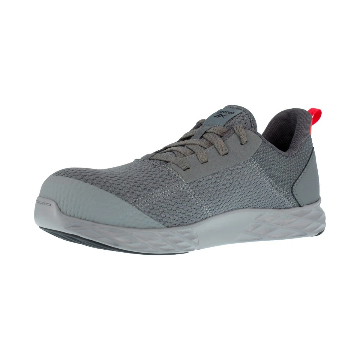 Reebok Shoes: Men's RB4671 Grey Astroride Strike EH Composite Toe Slip Resistant Athletic Shoe 3 Reebok Shoes: Men's RB4671 Grey Astroride Strike EH Composite Toe Slip Resistant Athletic Shoe - Image 3