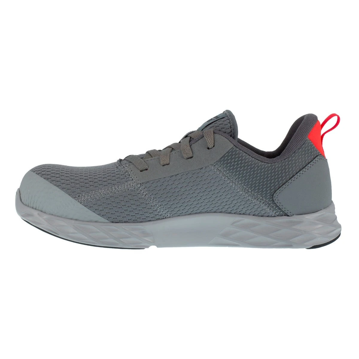 Reebok Shoes: Men's RB4671 Grey Astroride Strike EH Composite Toe Slip Resistant Athletic Shoe 1 Reebok Shoes: Men's RB4671 Grey Astroride Strike EH Composite Toe Slip Resistant Athletic Shoe
