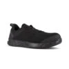 Reebok Shoes: Men's RB4672 Black Astroride Strike EH Composite Toe Slip Resistant Athletic Shoe