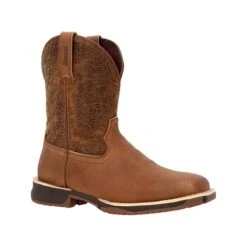 Rocky Boots: Women's RKW0413 Cinnamon Soft Toe Rosemary Pull On Cowboy Work Boot