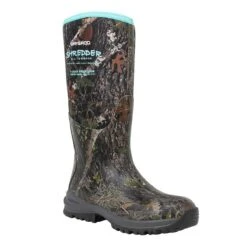 DryShod Boots: Women's SHX-WH-CM Turquoise Camo Shredder MXT Hunting Boots