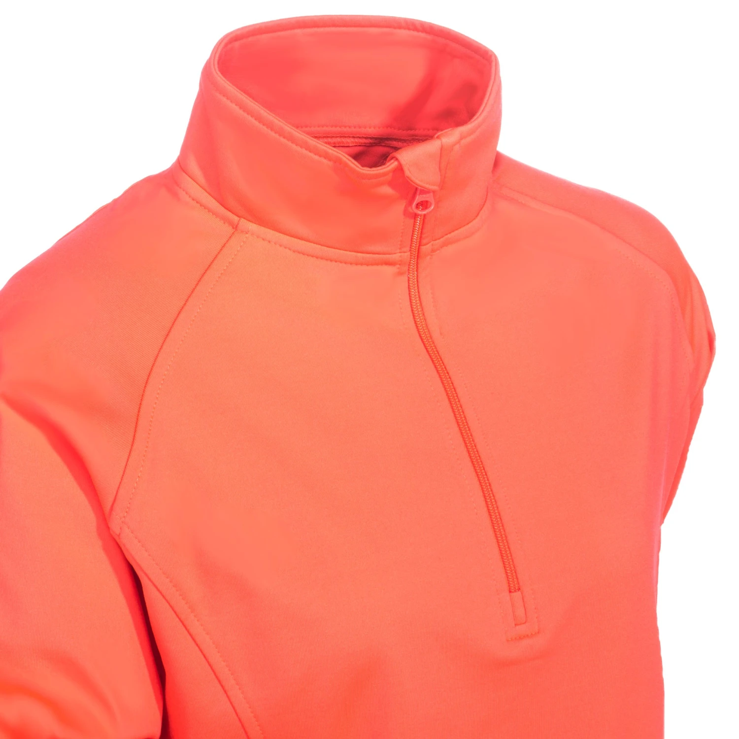 Sport-Tek Sweatshirts: Women's LST850 HTC Sport-Wick Hot Coral 1/2 Zip Pullover Sweatshirt 2 Sport-Tek Sweatshirts: Women's LST850 HTC Sport-Wick Hot Coral 1/2 Zip Pullover Sweatshirt - Image 2