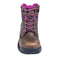 Wolverine Boots: Women's 10383 Brown Merlin EH Composite Toe Boots -Fashion Clothing Store wolverine w10383 f 01