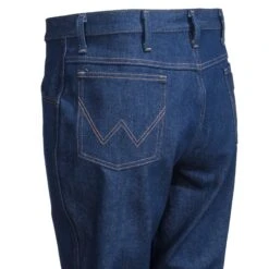 Wrangler Jeans: Men's Navy 0945 NAV Cowboy Cut Regular Fit Rigid Boot Cut Jeans 6 Wrangler Jeans: Men's Navy 0945 NAV Cowboy Cut Regular Fit Rigid Boot Cut Jeans -Fashion Clothing Store wrangler 0945nav l 01